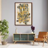 Abstract Motif - Framed Canvas