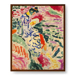 Japanese Woman - Framed Canvas