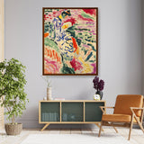 Japanese Woman - Framed Canvas