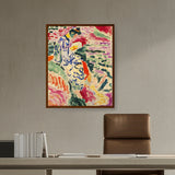 Picasoul - Artist - Japanese Woman - Framed Canvas