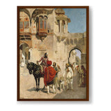 Departure For The Hunt - Framed Canvas