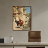 Picasoul - Artist - Departure For The Hunt - Framed Canvas