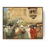 A Street In Jodhpur - FLOATING FRAME