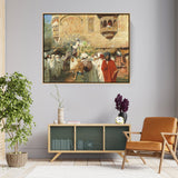 A Street In Jodhpur - FLOATING FRAME