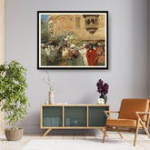 Picasoul - Artist - A Street In Jodhpur - Framed Wall Art