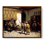 The Arab Gunsmith - Framed Canvas