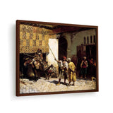 The Arab Gunsmith - Framed Canvas