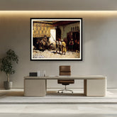 Picasoul - Artist - The Arab Gunsmith - WALL MOUNT FRAME