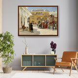 Arrival Of Prince Humbert - Framed Canvas