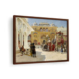 Arrival Of Prince Humbert - Framed Canvas