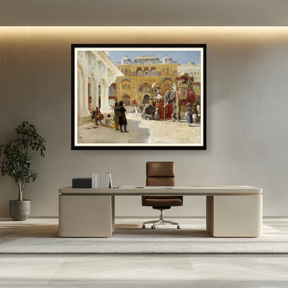 Picasoul - Artist - Arrival Of Prince Humbert - WALL MOUNT FRAME