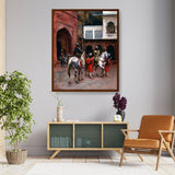 Palace Of Agra - Framed Canvas