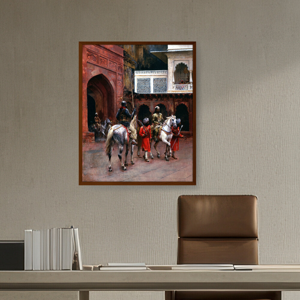 Picasoul - Artist - Palace Of Agra - Framed Canvas
