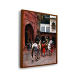 Palace Of Agra - Framed Canvas