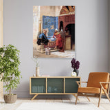 Playing Chess - Acrylic Wall Photo