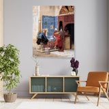 Playing Chess - Acrylic Wall Photo