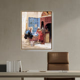 Picasoul - Artist - Playing Chess - FLOATING FRAME