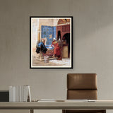 Picasoul - Artist - Playing Chess - WALL MOUNT FRAME