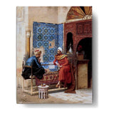 Playing Chess - Wall Canvas