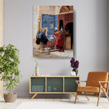 Playing Chess - Wall Canvas