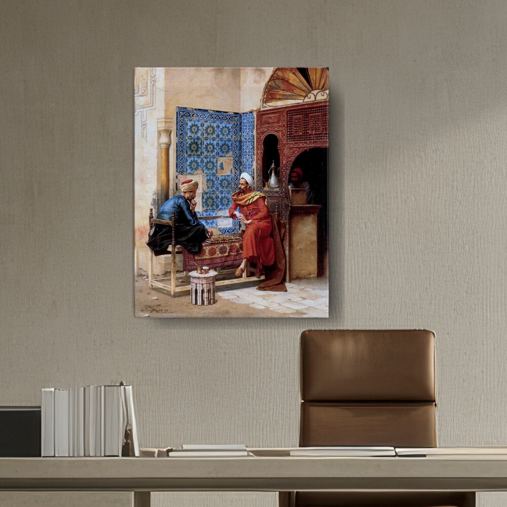 Picasoul - Artist - Playing Chess - Wall Canvas