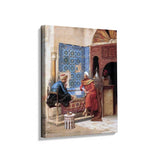 Playing Chess - Wall Canvas