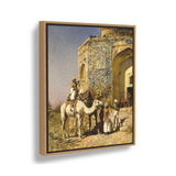 The Old Blue-Tiled Mosque - FLOATING FRAME