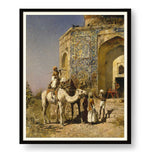 The Old Blue-Tiled Mosque - WALL MOUNT FRAME