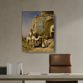 Picasoul - Artist - The Old Blue-Tiled Mosque - Wall Canvas