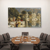 Picasoul - Artist - Lake At Oodeypore - Acrylic Wall Photo