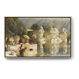 Lake At Oodeypore - FLOATING FRAME