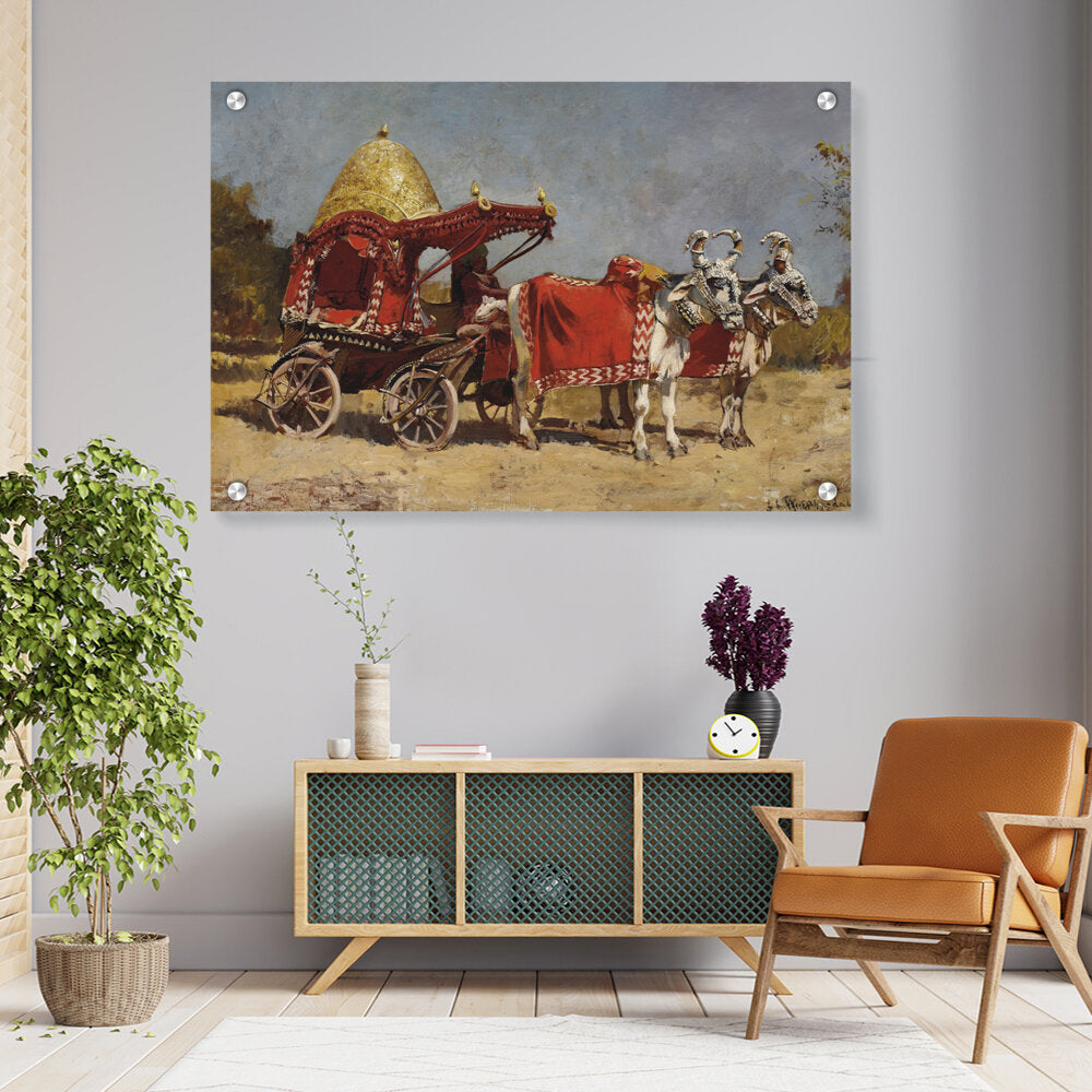 Picasoul - Artist - Native Gharry Bullock Cart - Acrylic Wall Photo
