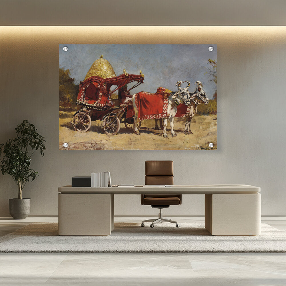 Picasoul - Artist - Native Gharry Bullock Cart - Acrylic Wall Photo