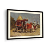 Native Gharry Bullock Cart - WALL MOUNT FRAME