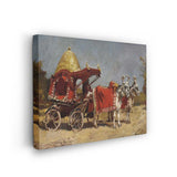 Native Gharry Bullock Cart - Wall Canvas