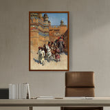 Picasoul - Artist - Lord Maharaj Gwalior - Framed Canvas