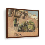 The Elephants Of The Rajah - Framed Canvas