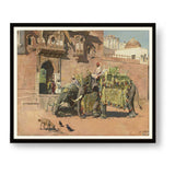 The Elephants Of The Rajah - WALL MOUNT FRAME