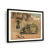 The Elephants Of The Rajah - WALL MOUNT FRAME