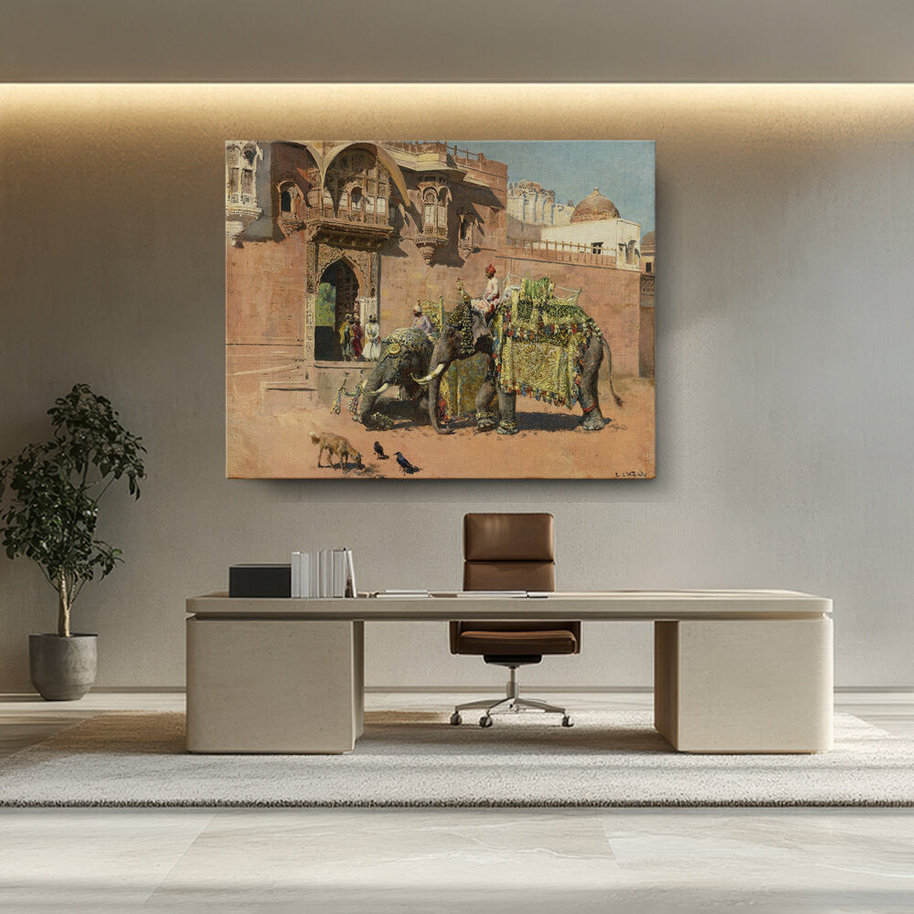 Picasoul - Artist - The Elephants Of The Rajah - Wall Canvas