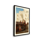 Nautch Girls At Taj Mahal - WALL MOUNT FRAME