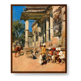 Portico Of A Mosque - Framed Canvas