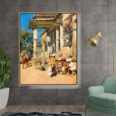Picasoul - Artist - Portico Of A Mosque - FLOATING FRAME