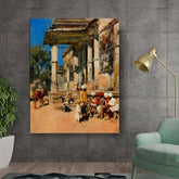 Picasoul - Artist - Portico Of A Mosque - Wall Canvas