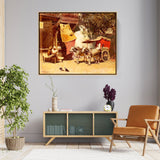 An Indian Gharry - FLOATING FRAME