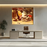 Picasoul - Artist - An Indian Gharry - FLOATING FRAME