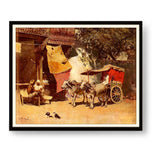 An Indian Gharry - WALL MOUNT FRAME