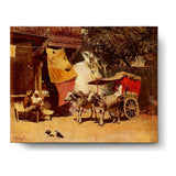 An Indian Gharry - Wall Canvas