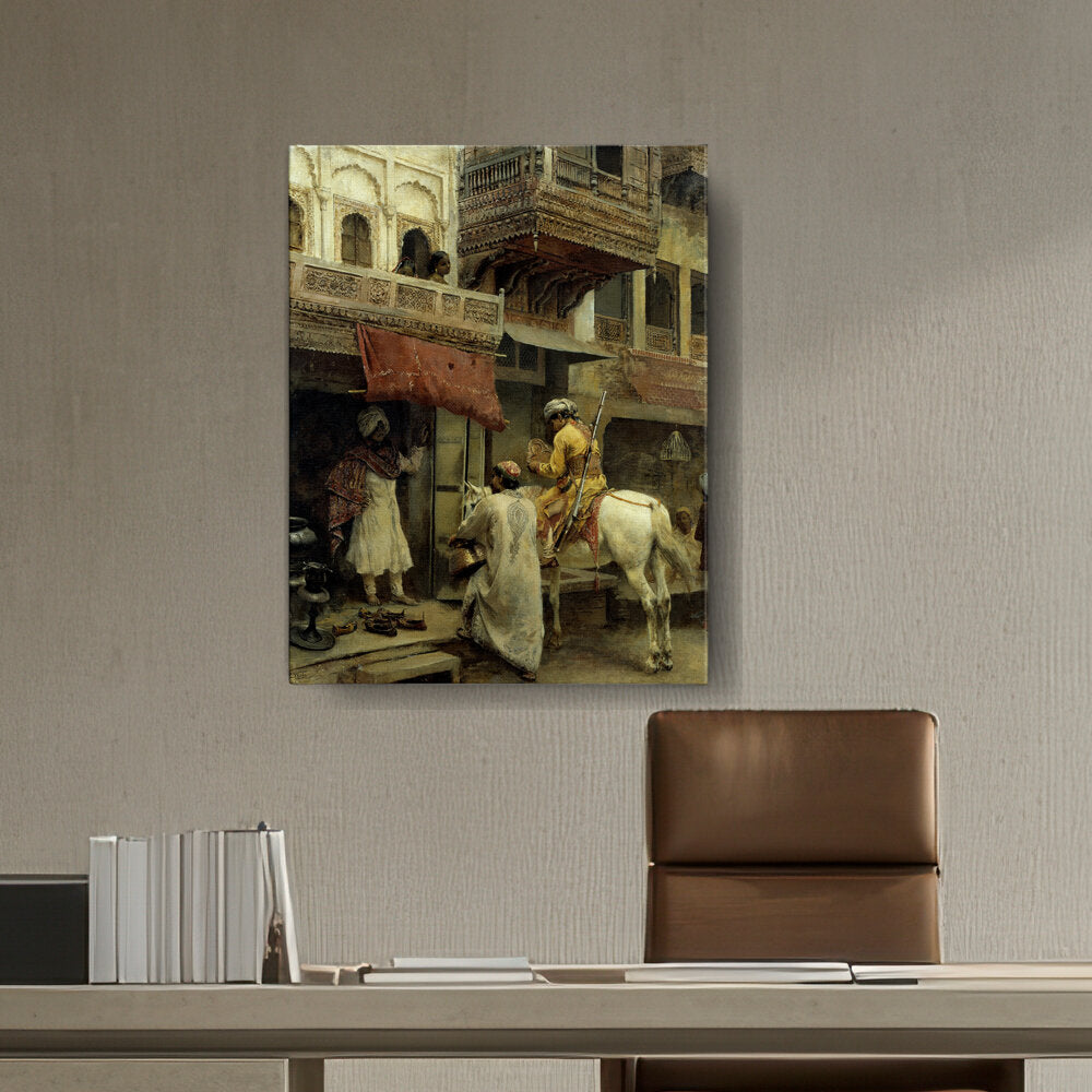 Picasoul - Artist - Street Scene In India - Wall Canvas