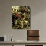Picasoul - Artist - Street Scene In India - Wall Canvas